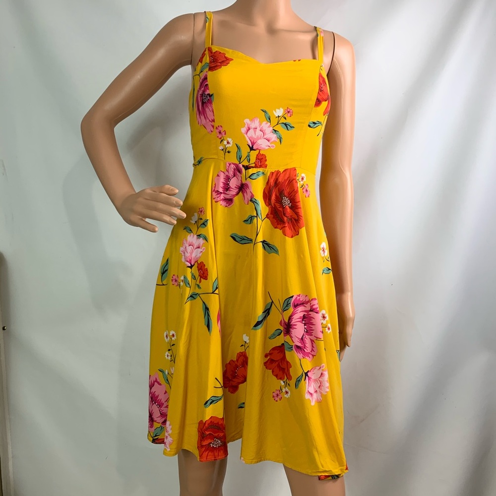 Vibrant Fit and Flare Summer Dress By Old Navy